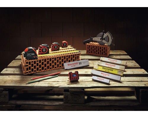 MAURERLOB Duimstok Hout Geel 200 Cm - Afbeelding 2