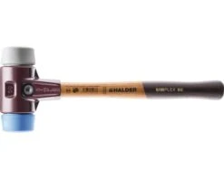 HALDER Kunststof Hamer Simplex Ø 60 Mm TPE Soft-TPE Mid (stalen Behuizing)