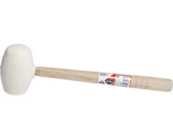 RUBI Rubber Hamer Rond 250 Gram Wit