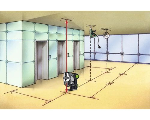 LASERLINER Kruislijnlaser SuperCross 2GP Set - Afbeelding 6