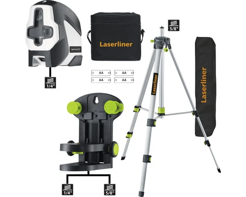 LASERLINER Kruislijnlaser SuperCross 2GP Set - Afbeelding 2