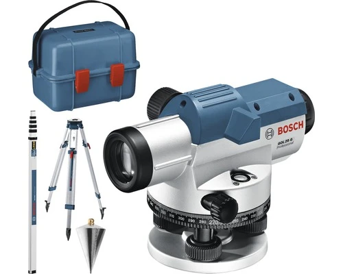 BOSCH Professional Optisch Nivelleertoestel GOL 20 G (incl. Statief + Meetlat)