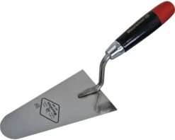 MAURERLOB Italiaanse Troffel Afgerond Roestvrij Staal, 180 Mm