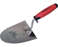 MAURERLOB Arnhemmer Metseltroffel Softgrip Linkshandig Roestvrij Staal, 180 Mm