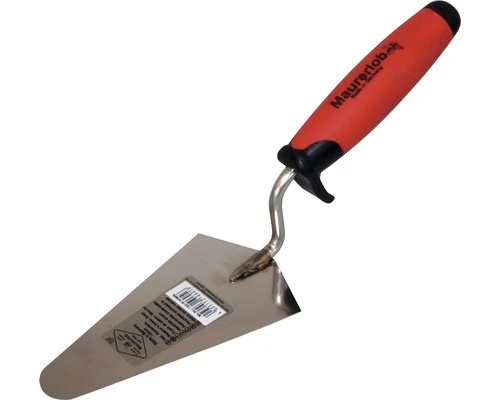 MAURERLOB Hollandse Pleistertroffel Afgerond Softgrip Roestvrij Staal, 160 Mm